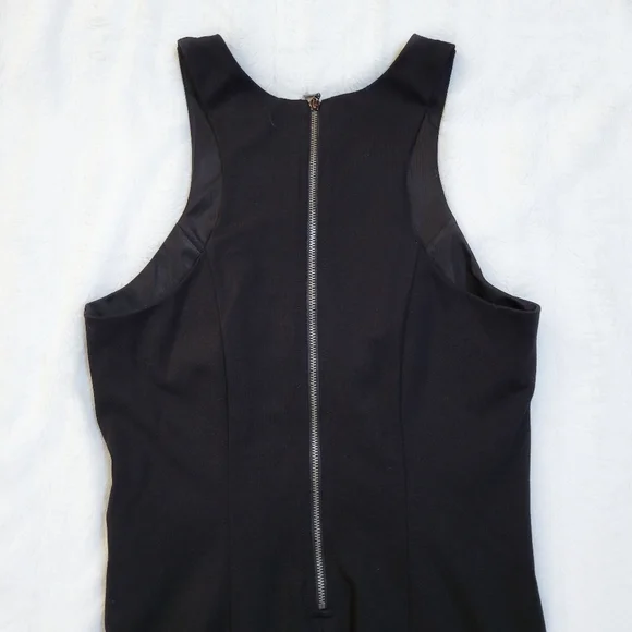 Like New Armani Exchange Little Black Dress Mini Sleeveless Size Small - Picture 4 of 7